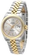 Rolex Damklocka 279173-0019 Lady-Datejust 28 Silverfärgad/18 karat