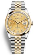 Rolex Herrklocka 126203-0033 Datejust 36 Champagnefärgad/Stål Ø36