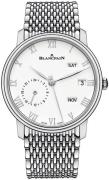 Blancpain Herrklocka 6670-1127-MMB Villeret Vit/Stål Ø40 mm