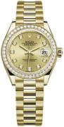 Rolex Damklocka 279138RBR-0023 Lady-Datejust 28 Gulguldstonad/18