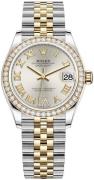 Rolex Damklocka 278383RBR-0004 Datejust 31 Silverfärgad/18 karat