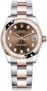 Rolex Damklocka 278341RBR-0027 Datejust 31 Brun/18 karat roséguld