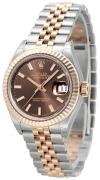 Rolex Damklocka 279171-0017 Lady-Datejust 28 Brun/18 karat roséguld