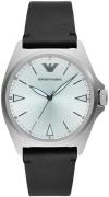 Emporio Armani Herrklocka AR11308 Nicola Silverfärgad/Läder Ø40 mm