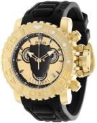 Invicta Damklocka 34904 Marvel Gulguldstonad/Gummi Ø46 mm