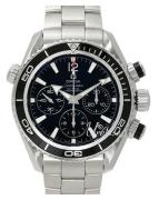 Omega 222.30.38.50.01.001 Seamaster Planet Ocean Chrono Svart/Stål