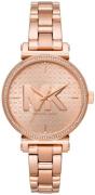 Michael Kors Sofie Damklocka MK4335 Roséguldstonad/Roséguldstonat