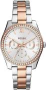 Fossil 99999 Damklocka ES4373 Silverfärgad/Roséguldstonat stål