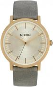 Nixon 99999 A10582982-00 Silverfärgad/Läder Ø40 mm