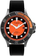 Timex Allied Herrklocka TW2U10700 Orange/Läder Ø43 mm