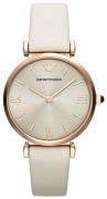 Emporio Armani Classic Damklocka AR1769 Beige/Läder Ø32 mm