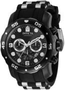 Invicta Pro Diver Herrklocka 34666 Svart/Stål Ø48 mm