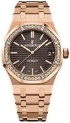 Audemars Piguet Royal Oak Damklocka 15451OR.ZZ.1256OR.04 Brun/18