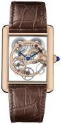 Cartier Tank Louis Herrklocka WHTA0002 Skelettskuren/Läder