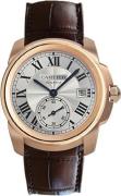 Cartier Calibre de Cartier Herrklocka WGCA0003 Silverfärgad/Läder