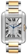 Cartier Tank Anglaise Damklocka W5310047 Silverfärgad/18 karat gult