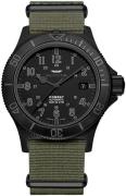 Glycine Combat GL0084 Svart/Textil Ø42 mm