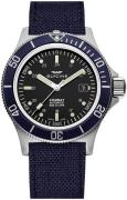 Glycine Combat GL0094 Svart/Textil Ø42 mm