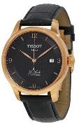 Tissot Le Locle Herrklocka T006.408.36.057.00 Svart/Läder Ø39.3 mm