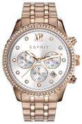 Esprit Sport Damklocka ES108732002 Silverfärgad/Roséguldstonat