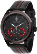 Maserati Traguardo Herrklocka R8871612023 Svart/Läder Ø45 mm