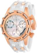 Invicta Reserve Damklocka 30534 Vit/Roséguldstonat stål Ø40 mm