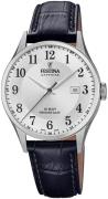 Festina 99999 Herrklocka F20007-1 Silverfärgad/Läder Ø40 mm