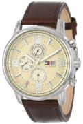 Tommy Hilfiger Gabe Herrklocka 1710337 Beige/Läder Ø44 mm