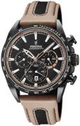 Festina 99999 Herrklocka F20351-1 Svart/Läder Ø44 mm