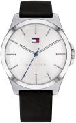 Tommy Hilfiger 99999 Herrklocka 1791716 Silverfärgad/Läder Ø42 mm