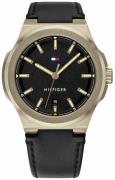 Tommy Hilfiger 99999 Herrklocka 1791647 Svart/Läder Ø44 mm