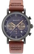 Gant 99999 Herrklocka GT007007 Blå/Läder Ø44 mm