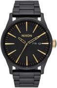 Nixon The Sentry Herrklocka A356-1041-00 Svart/Stål Ø42 mm