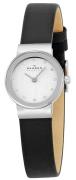 Skagen Freja Damklocka 358XSSLBC Silverfärgad/Läder Ø22 mm