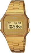 Casio Collection Herrklocka A168WG-9BWEF Gulguldtonat stål 38.6x36.3