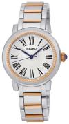 Seiko Dress Ladies Damklocka SRZ448P1 Silverfärgad/Roséguldstonat