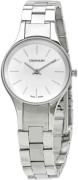 Calvin Klein Basic Damklocka K4323185 Silverfärgad/Stål Ø28 mm