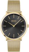 Hugo Boss Skyliner Herrklocka 1513909 Svart/Gulguldtonat stål Ø40 mm