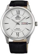 Orient Classic Herrklocka FAB0B003W9 Silverfärgad/Läder Ø43 mm