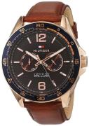 Tommy Hilfiger Sport Herrklocka 1791367 Brun/Läder Ø46 mm