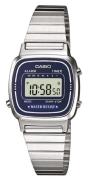 Casio Collection Damklocka LA670WEA-2EF LCD/Stål 30.3x24.6 mm