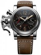 Graham Chronofighter Fortress Herrklocka 2CRBS.B10A Svart/Läder Ø43