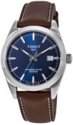 Tissot T-Classic Herrklocka T127.407.16.041.00 Blå/Läder Ø40 mm