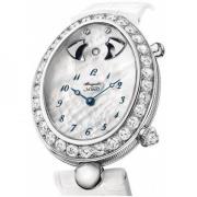 Breguet Damklocka 8978BB-58-974 D00D Reine De Naples Vit/Läder