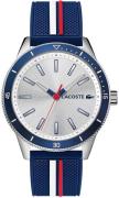 Lacoste Herrklocka 2011006 Silverfärgad/Gummi Ø42 mm