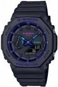 Casio Herrklocka GA-2100VB-1AER G-Shock Svart/Resinplast Ø45.4 mm