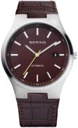 Bering Herrklocka 13641-505 Automatic Brun/Läder Ø41 mm