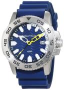 Nautica Herrklocka NAI12527G Analog Blå/Gummi Ø42 mm