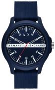 Armani Exchange Herrklocka AX2421 Hampton Blå/Gummi Ø46 mm