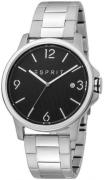 Esprit Herrklocka ES1G156M0065 Course Svart/Stål Ø40 mm